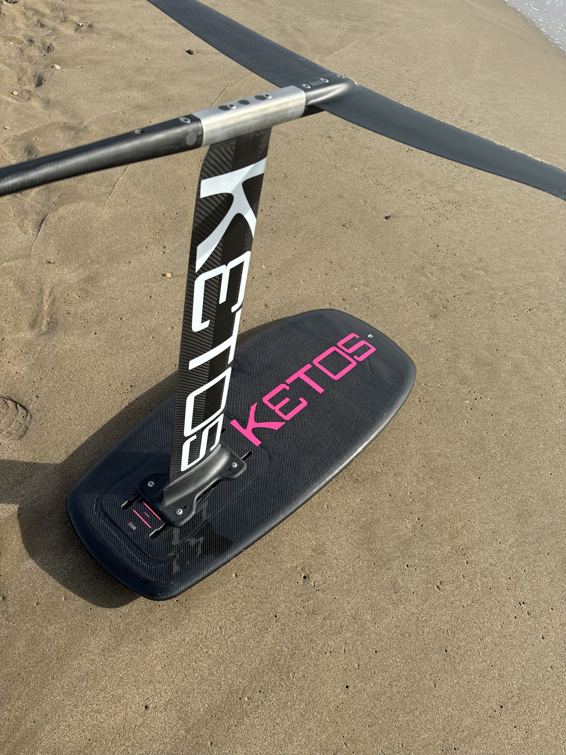 Board Pocket Hybrid KITE PUMP WAKE avec RAIL US Carbone - Image 4